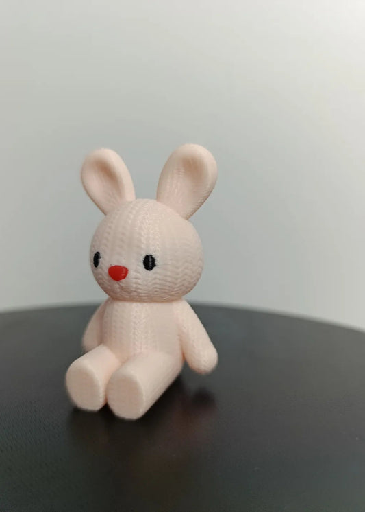 Cute Bunny Figurine – Minimalist Decorative Toy