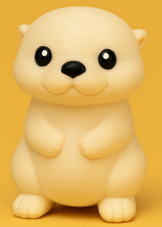 Cute Otter Figurine – 3D Printed